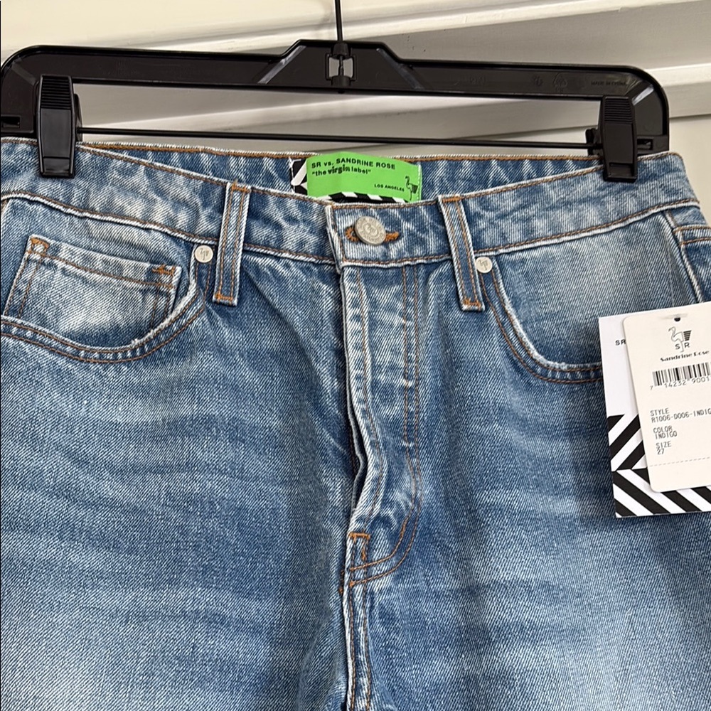 Sandrine Rose Indigo Jeans NWT - Picture 5 of 8